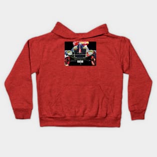 Red White and Blue American Ranch Wagon Kids Hoodie